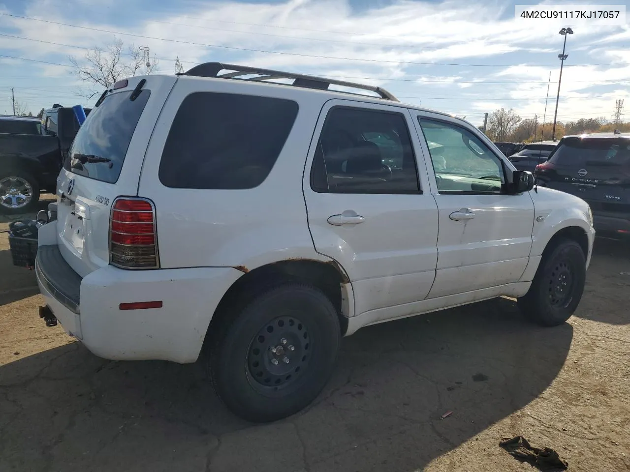 2007 Mercury Mariner Luxury VIN: 4M2CU91117KJ17057 Lot: 77014164