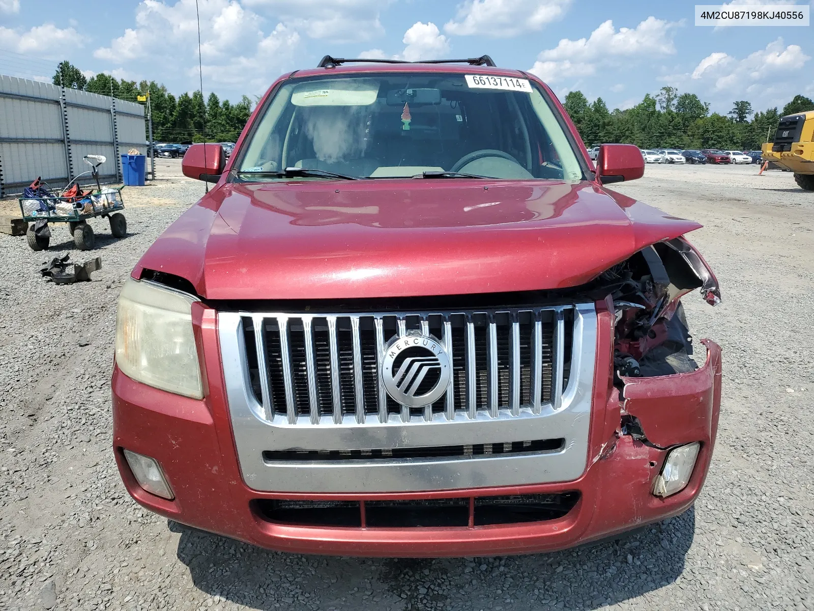 2008 Mercury Mariner Premier VIN: 4M2CU87198KJ40556 Lot: 66137114