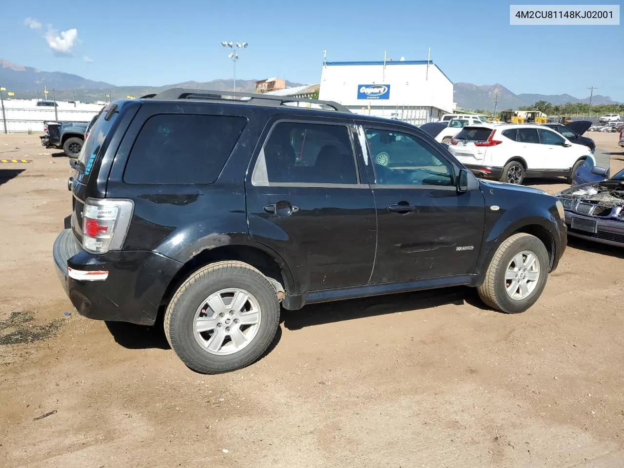 2008 Mercury Mariner VIN: 4M2CU81148KJ02001 Lot: 66163544