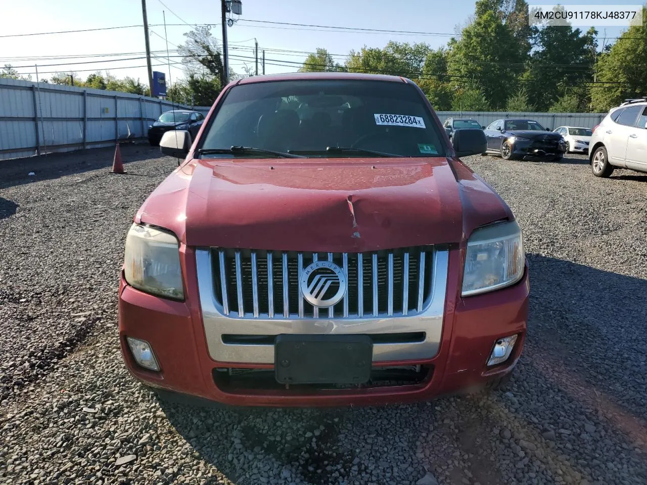 2008 Mercury Mariner VIN: 4M2CU91178KJ48377 Lot: 68823284