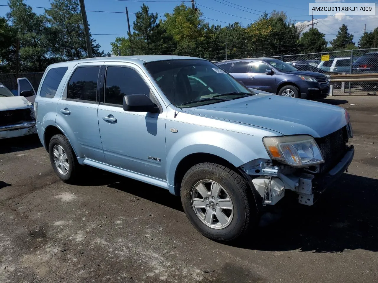 2008 Mercury Mariner VIN: 4M2CU911X8KJ17009 Lot: 70262634