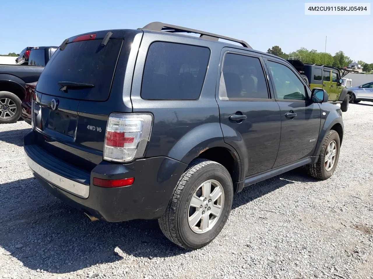 2008 Mercury Mariner VIN: 4M2CU91158KJ05494 Lot: 70268484