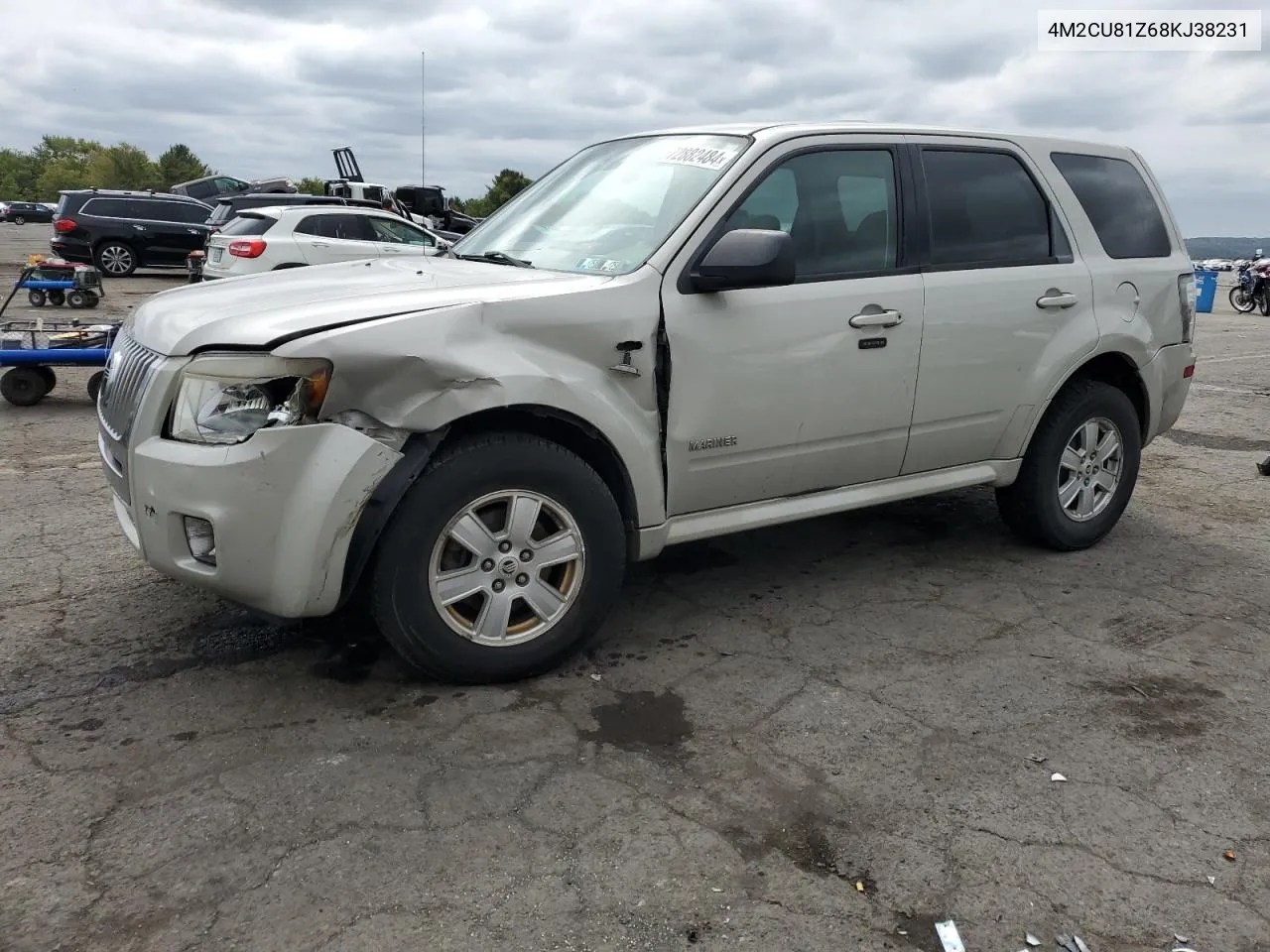 2008 Mercury Mariner VIN: 4M2CU81Z68KJ38231 Lot: 72882484