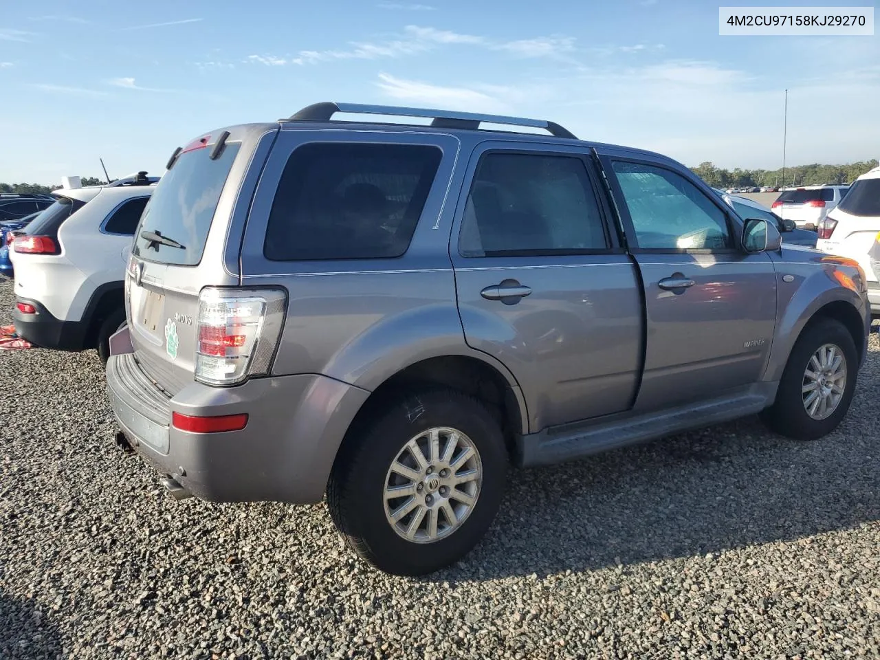 2008 Mercury Mariner Premier VIN: 4M2CU97158KJ29270 Lot: 73886164