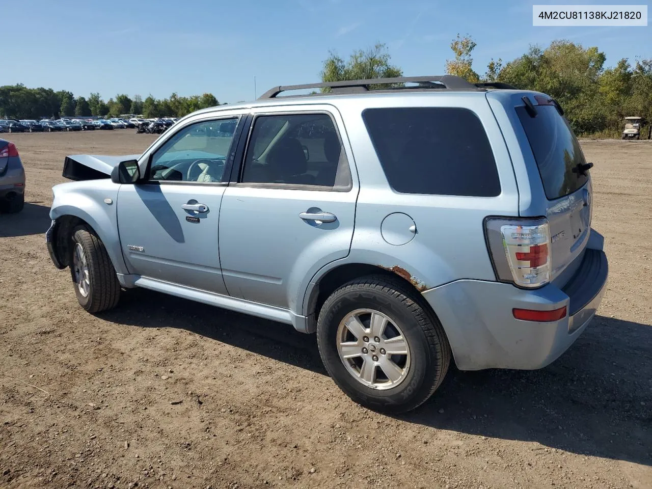 2008 Mercury Mariner VIN: 4M2CU81138KJ21820 Lot: 74018694