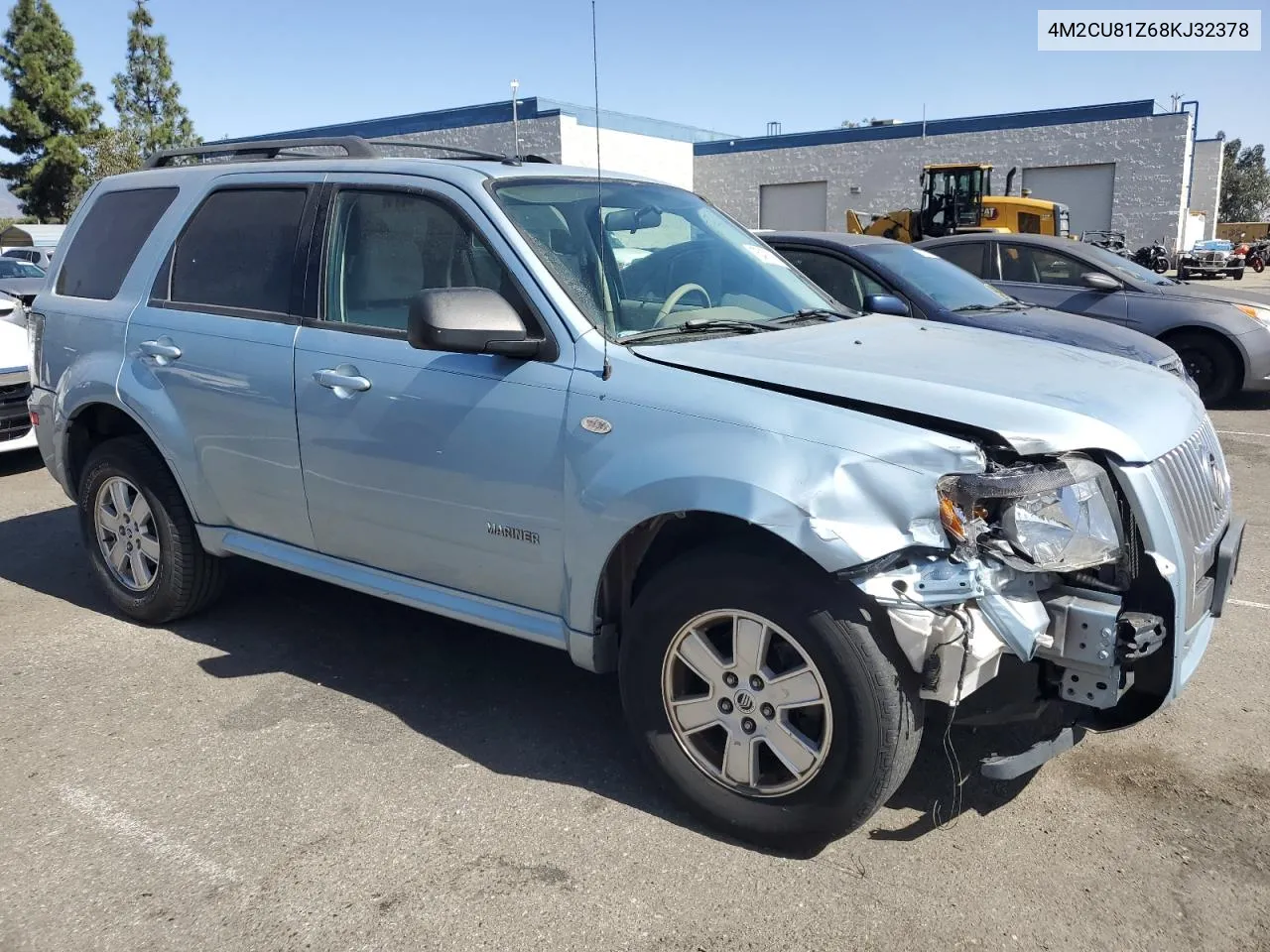 2008 Mercury Mariner VIN: 4M2CU81Z68KJ32378 Lot: 75476524