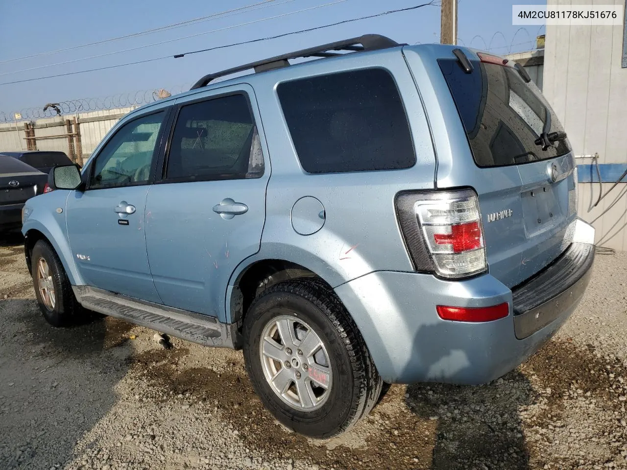 2008 Mercury Mariner VIN: 4M2CU81178KJ51676 Lot: 76022234