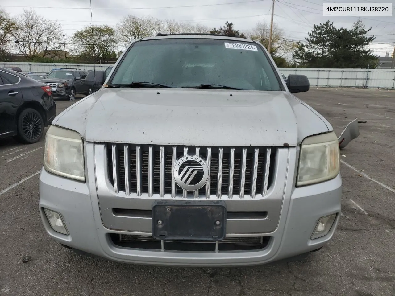 2008 Mercury Mariner VIN: 4M2CU81118KJ28720 Lot: 76061224