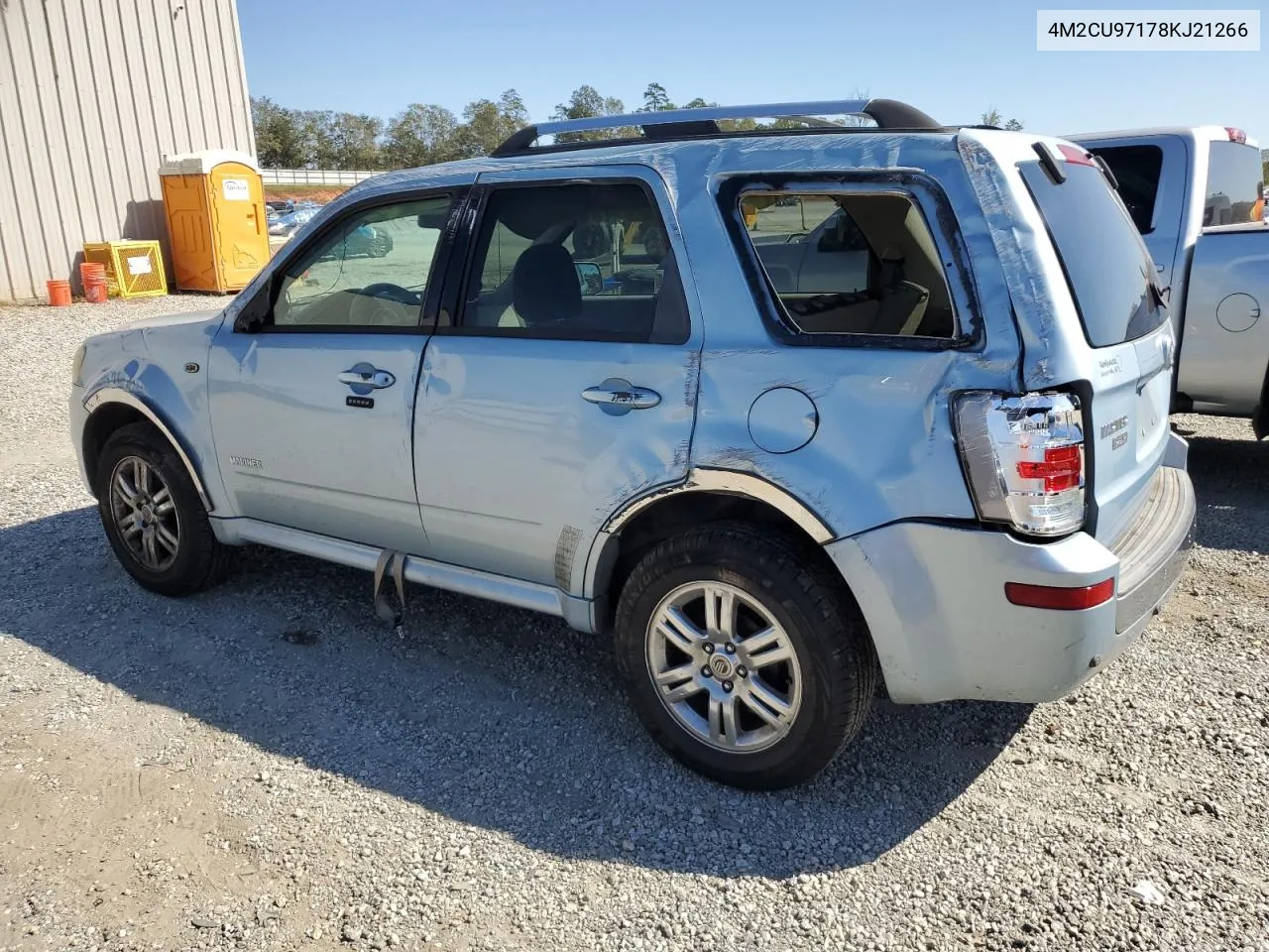 2008 Mercury Mariner Premier VIN: 4M2CU97178KJ21266 Lot: 76128684