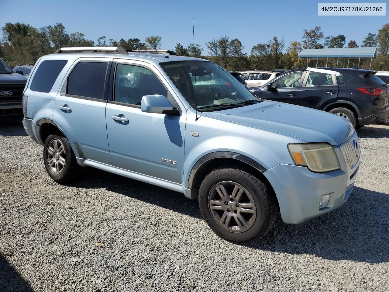 2008 Mercury Mariner Premier VIN: 4M2CU97178KJ21266 Lot: 76128684