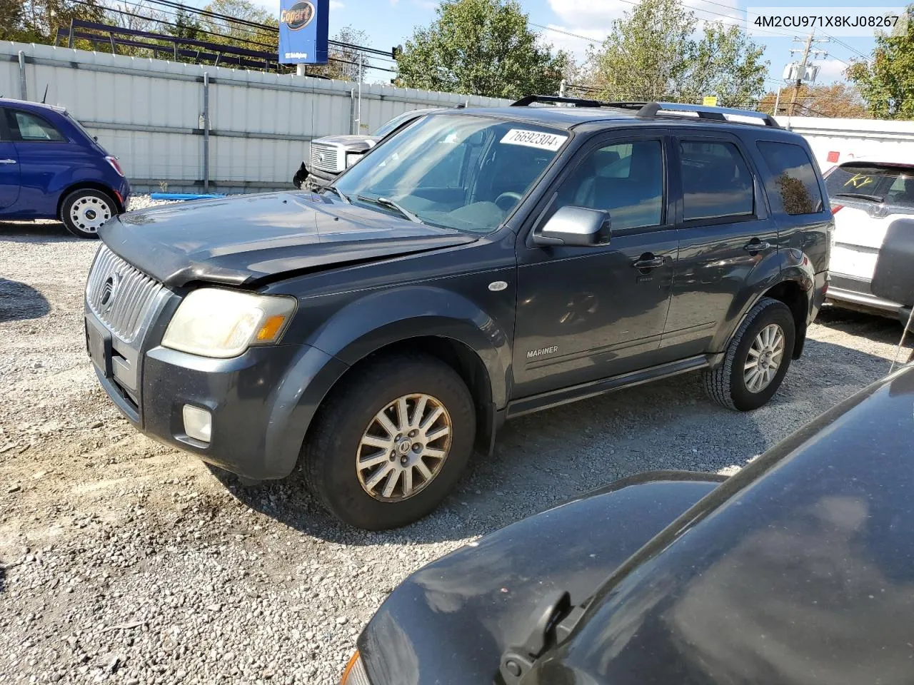 2008 Mercury Mariner Premier VIN: 4M2CU971X8KJ08267 Lot: 76692304