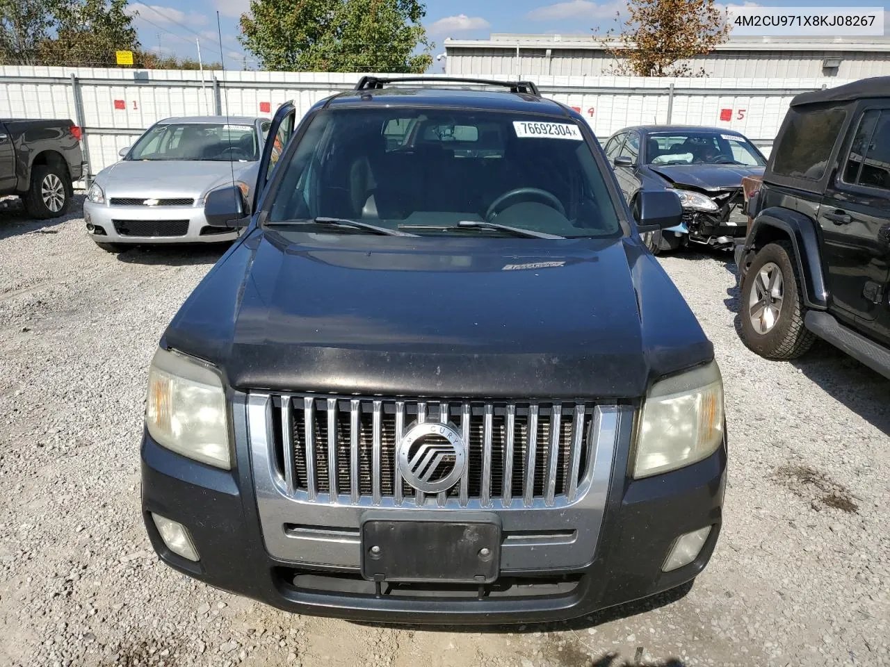 2008 Mercury Mariner Premier VIN: 4M2CU971X8KJ08267 Lot: 76692304