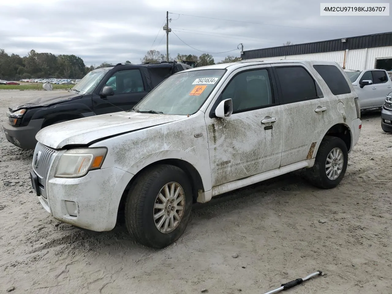 2008 Mercury Mariner Premier VIN: 4M2CU97198KJ36707 Lot: 78424634