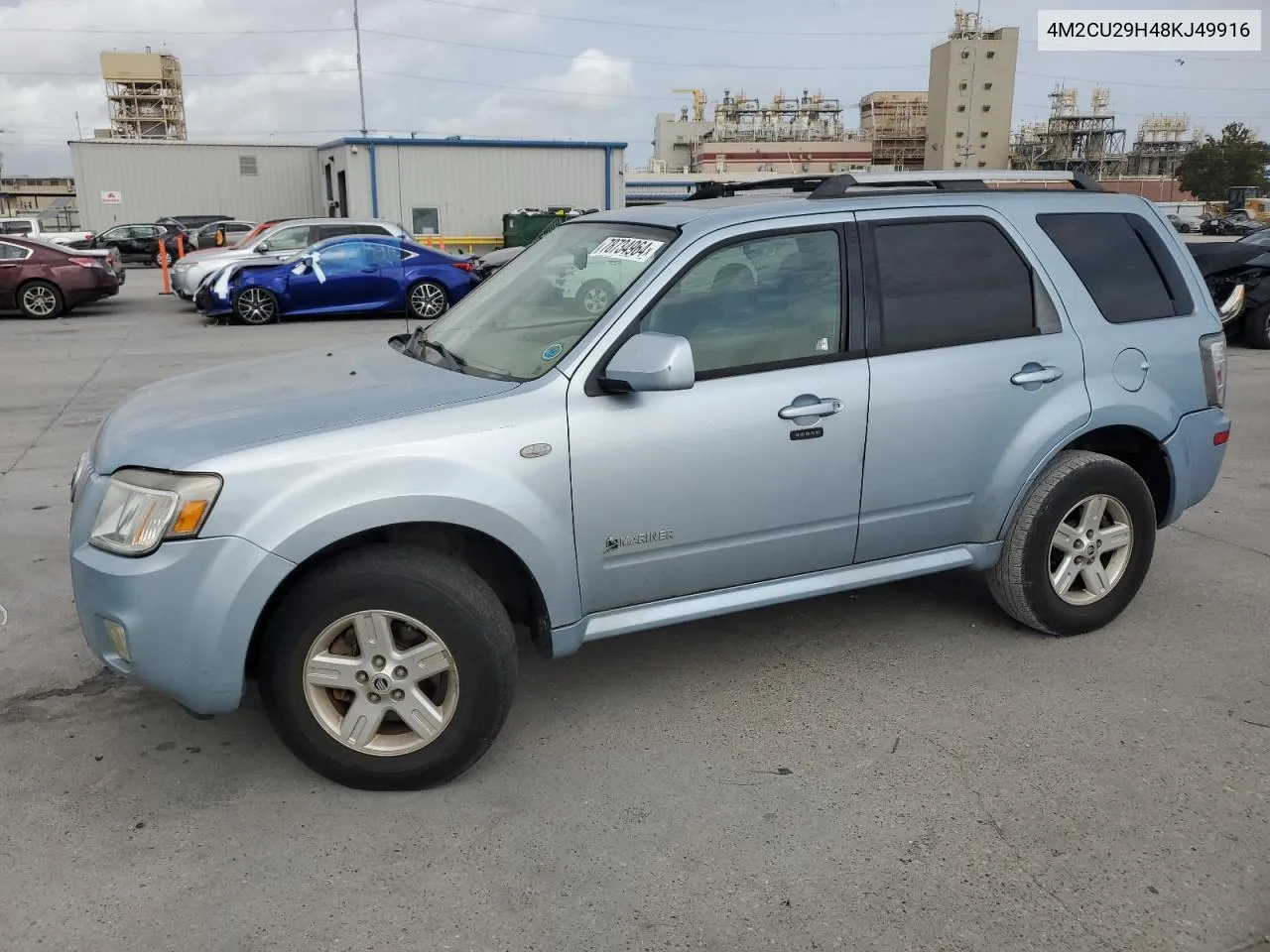 2008 Mercury Mariner Hev VIN: 4M2CU29H48KJ49916 Lot: 78734964