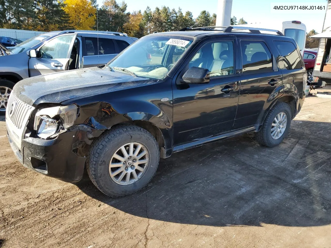 2008 Mercury Mariner Premier VIN: 4M2CU97148KJ01461 Lot: 78898014