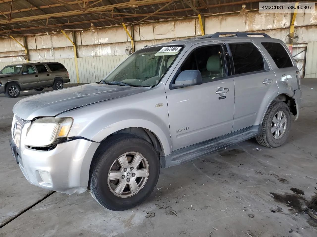 2008 Mercury Mariner VIN: 4M2CU81158KJ00807 Lot: 78998404