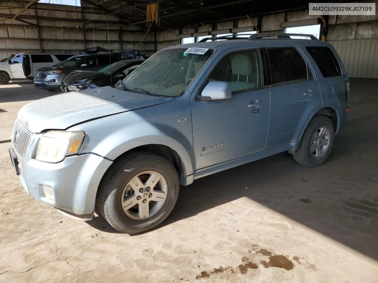 2009 Mercury Mariner Hybrid VIN: 4M2CU39329KJ07109 Lot: 55769914