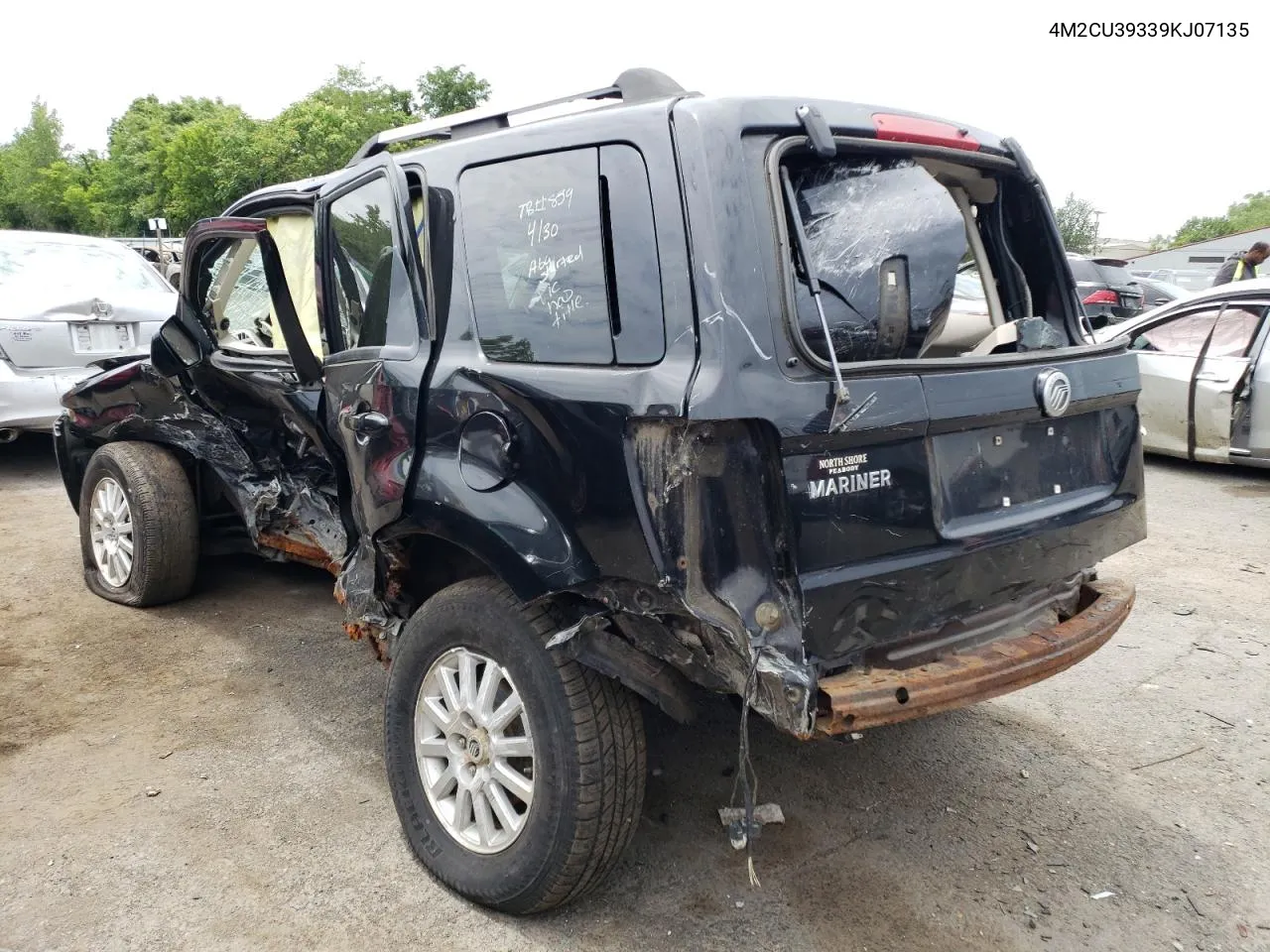 4M2CU39339KJ07135 2009 Mercury Mariner Hybrid