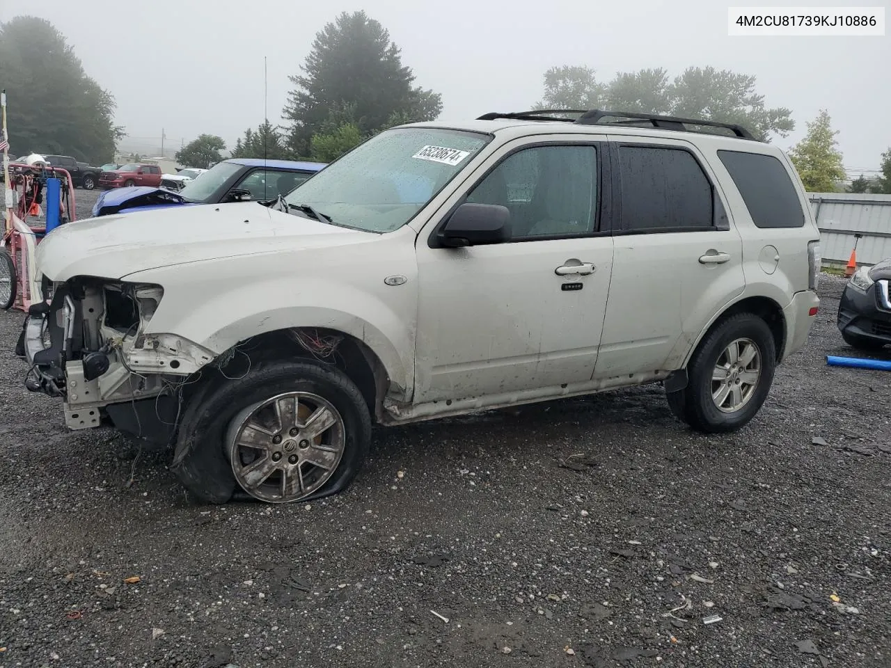 2009 Mercury Mariner VIN: 4M2CU81739KJ10886 Lot: 65238674