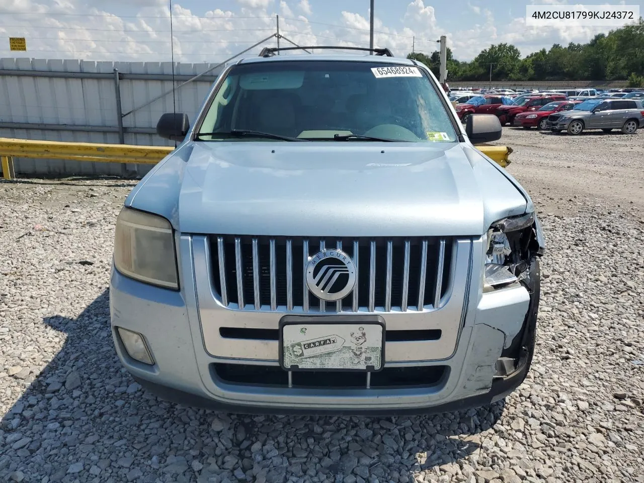 2009 Mercury Mariner VIN: 4M2CU81799KJ24372 Lot: 65468924