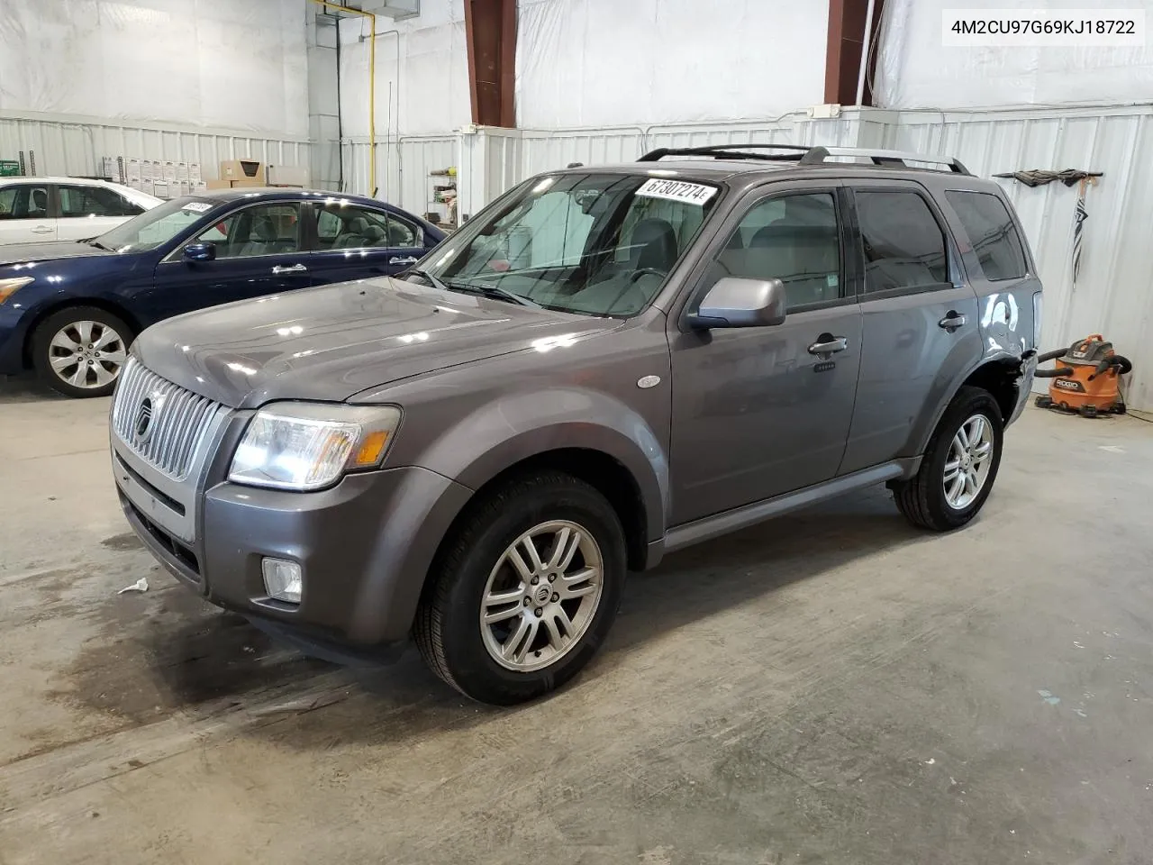 2009 Mercury Mariner Premier VIN: 4M2CU97G69KJ18722 Lot: 67307274