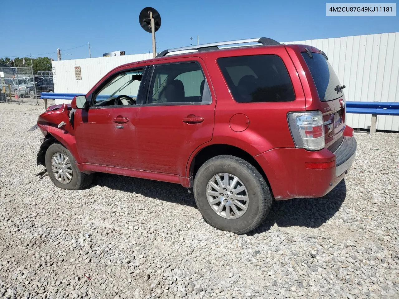 2009 Mercury Mariner Premier VIN: 4M2CU87G49KJ11181 Lot: 70799534