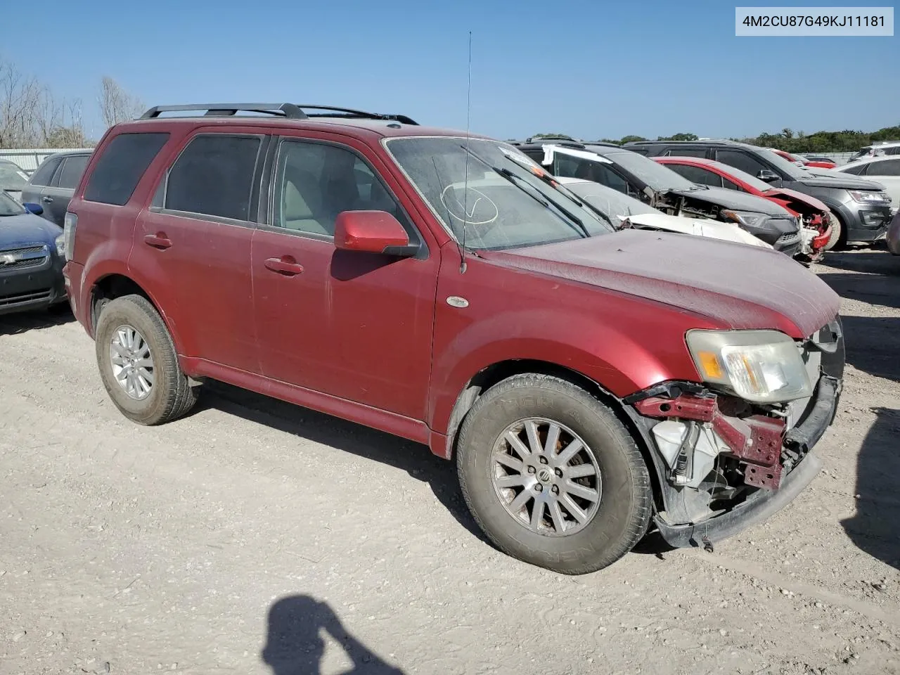 2009 Mercury Mariner Premier VIN: 4M2CU87G49KJ11181 Lot: 70799534