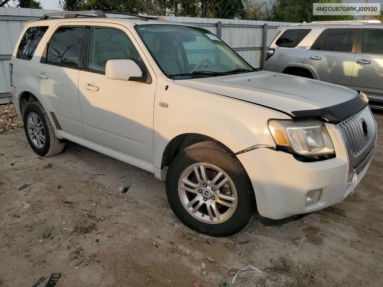 2009 Mercury Mariner Premier VIN: 4M2CU87G89KJ00930 Lot: 72181704