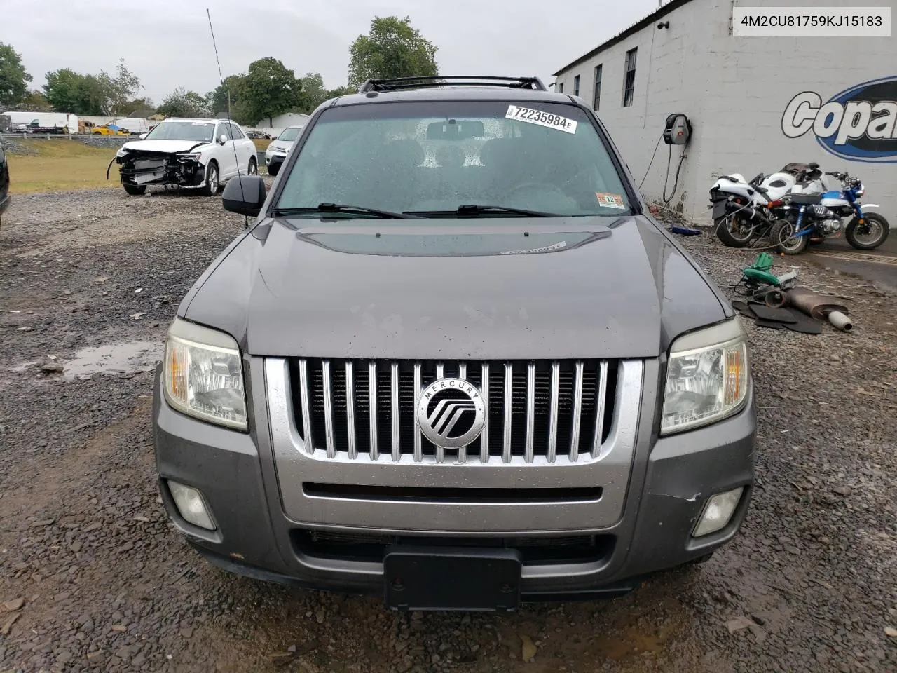 2009 Mercury Mariner VIN: 4M2CU81759KJ15183 Lot: 72235984