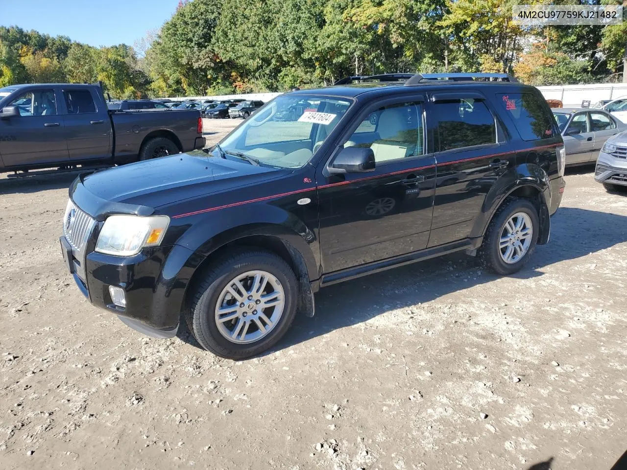 2009 Mercury Mariner Premier VIN: 4M2CU97759KJ21482 Lot: 74941604