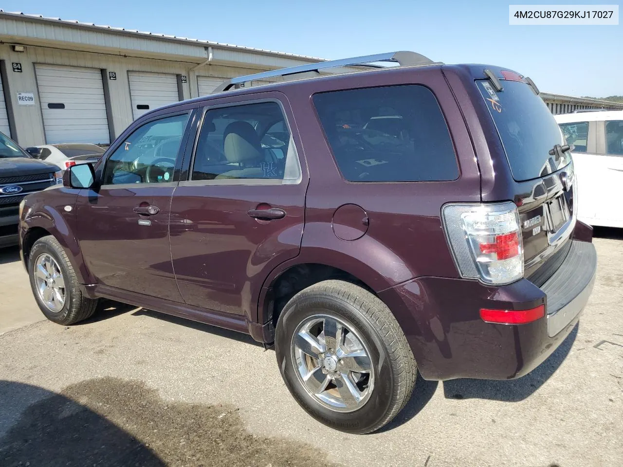 2009 Mercury Mariner Premier VIN: 4M2CU87G29KJ17027 Lot: 75335124