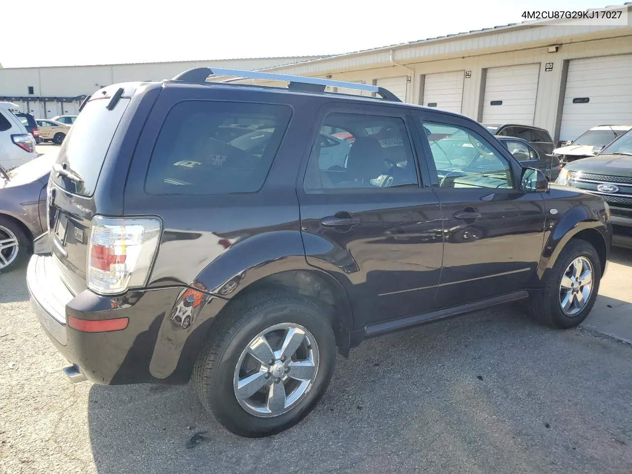 2009 Mercury Mariner Premier VIN: 4M2CU87G29KJ17027 Lot: 75335124