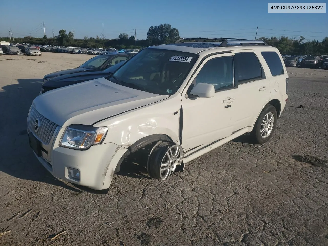 2009 Mercury Mariner Premier VIN: 4M2CU97G39KJ25322 Lot: 75443854