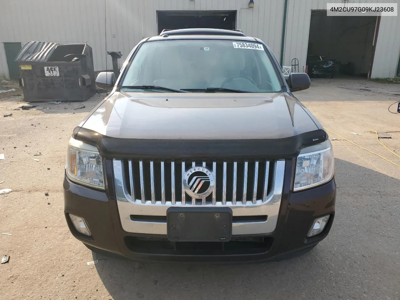 2009 Mercury Mariner Premier VIN: 4M2CU97G09KJ23608 Lot: 75834094