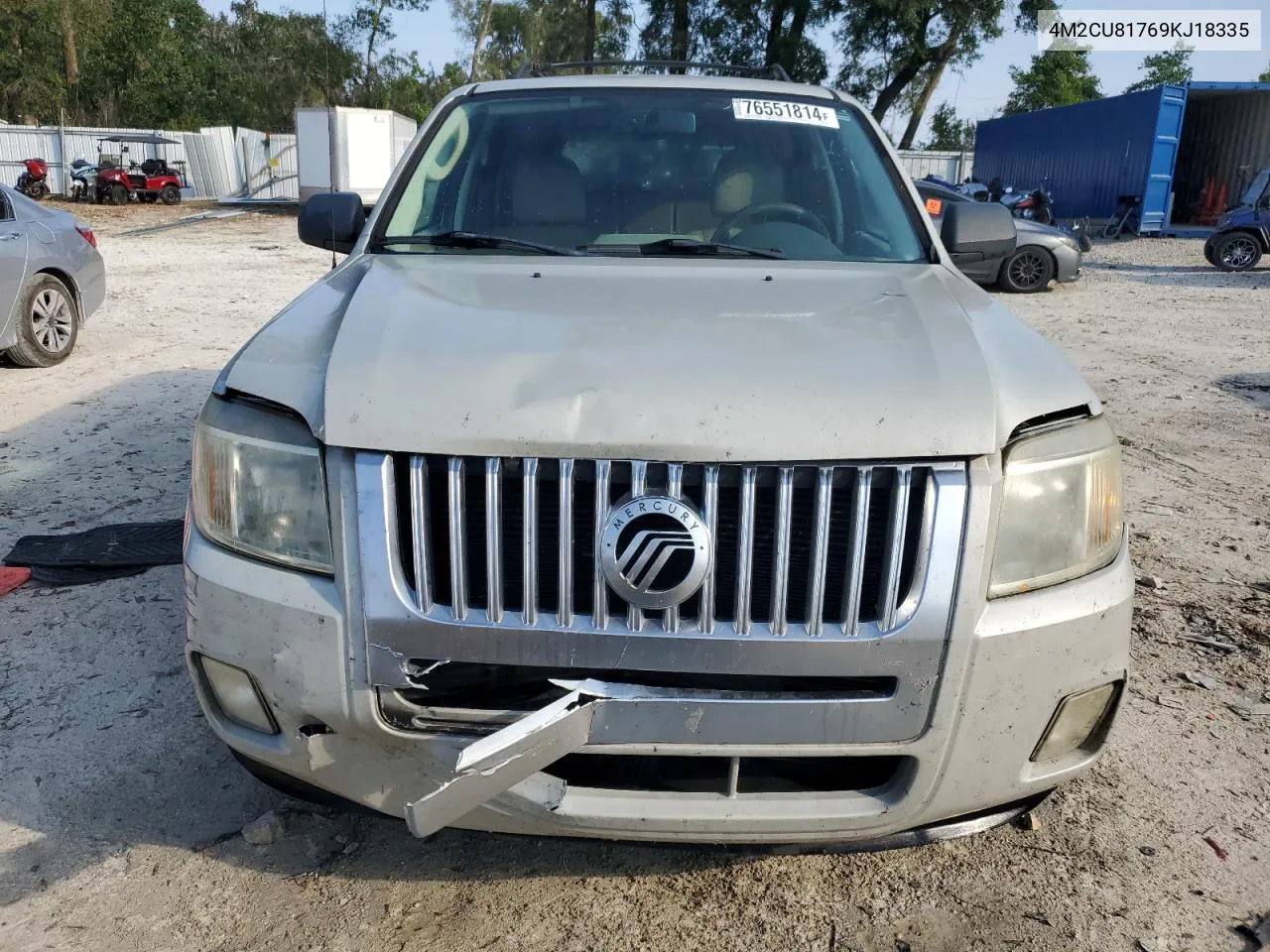 2009 Mercury Mariner VIN: 4M2CU81769KJ18335 Lot: 76551814