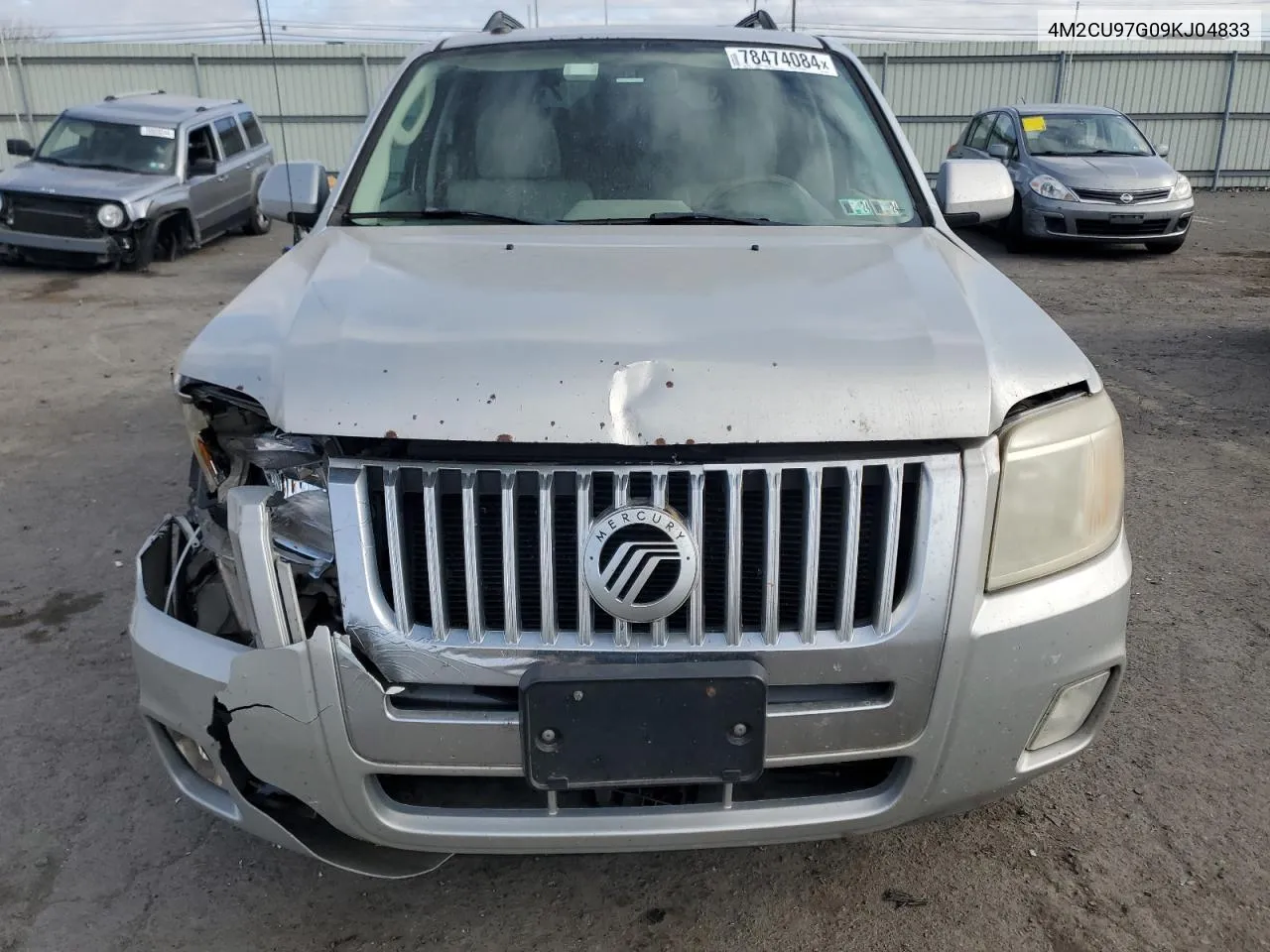 2009 Mercury Mariner Premier VIN: 4M2CU97G09KJ04833 Lot: 78474084