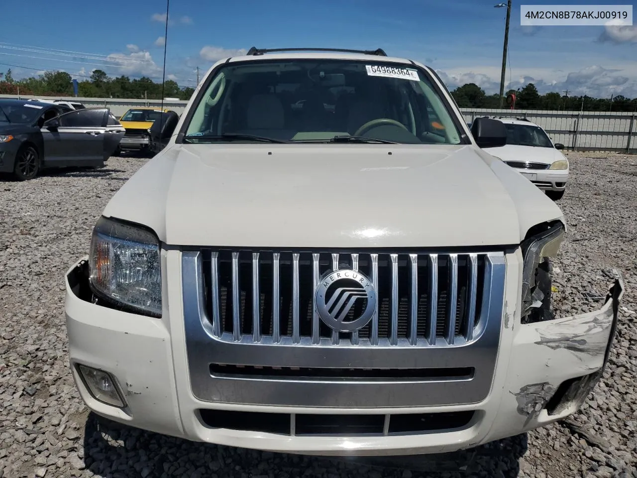 2010 Mercury Mariner VIN: 4M2CN8B78AKJ00919 Lot: 64988364