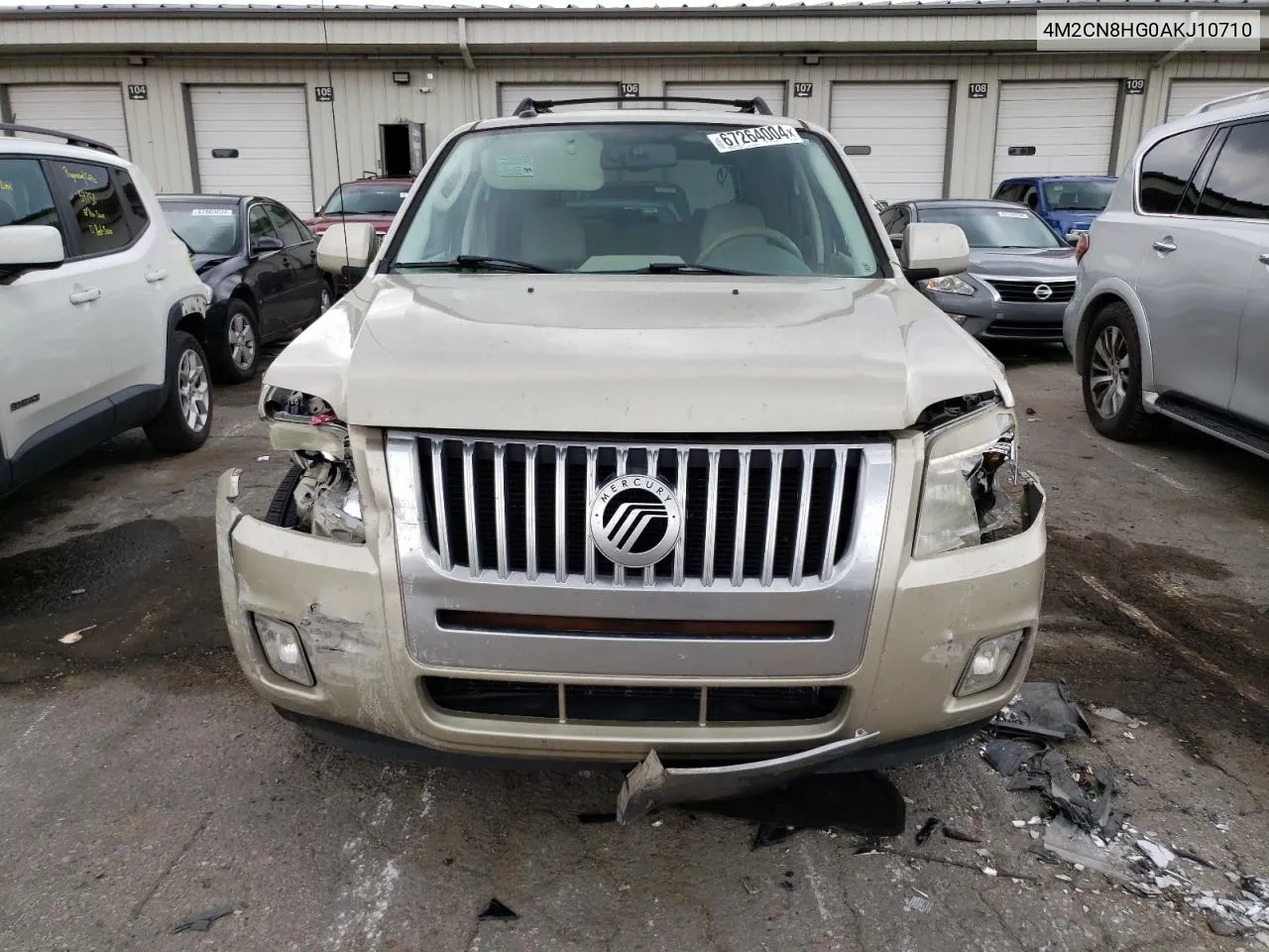 2010 Mercury Mariner Premier VIN: 4M2CN8HG0AKJ10710 Lot: 67264004