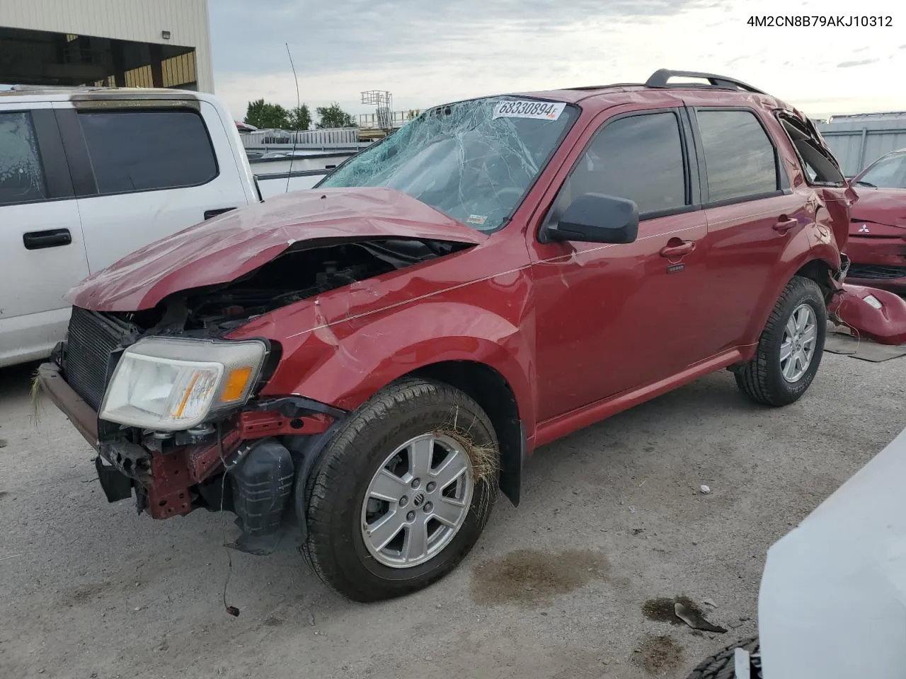 2010 Mercury Mariner VIN: 4M2CN8B79AKJ10312 Lot: 68330894