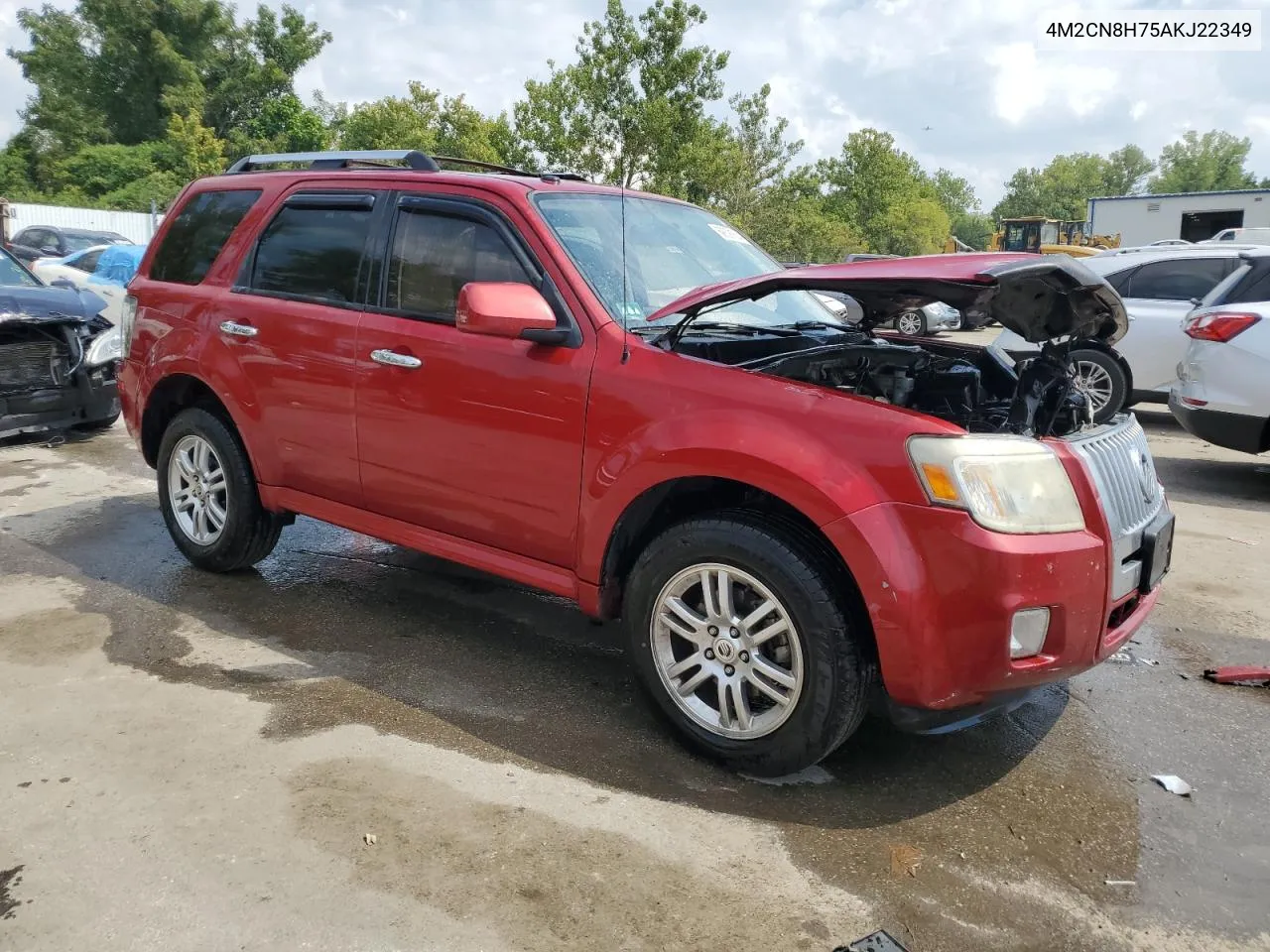 4M2CN8H75AKJ22349 2010 Mercury Mariner Premier