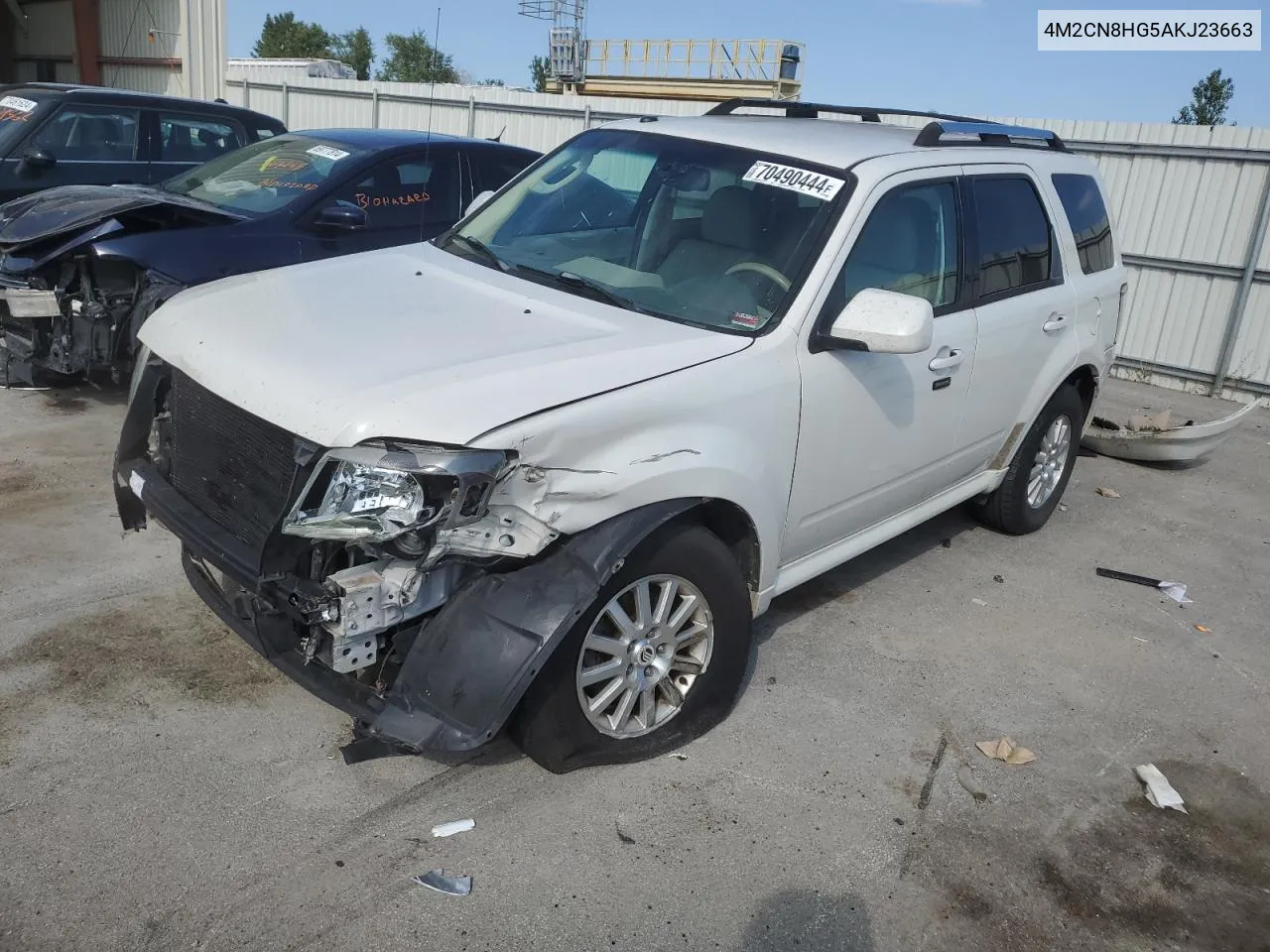 2010 Mercury Mariner Premier VIN: 4M2CN8HG5AKJ23663 Lot: 70490444