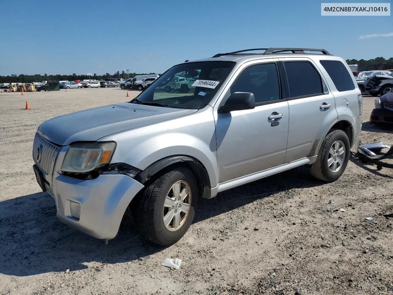 2010 Mercury Mariner VIN: 4M2CN8B7XAKJ10416 Lot: 70596044