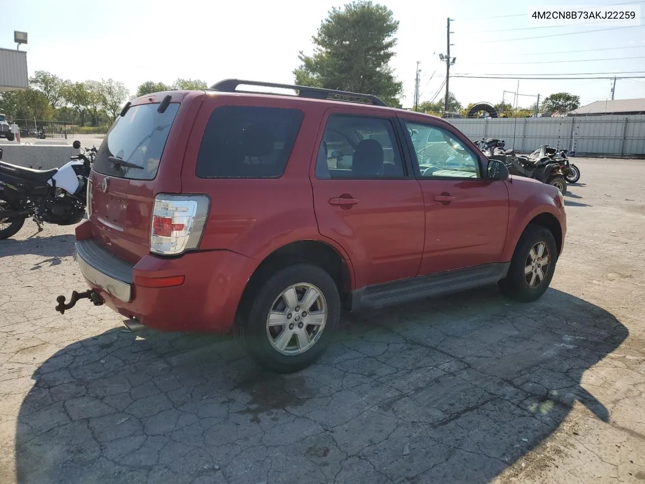 2010 Mercury Mariner VIN: 4M2CN8B73AKJ22259 Lot: 72024284