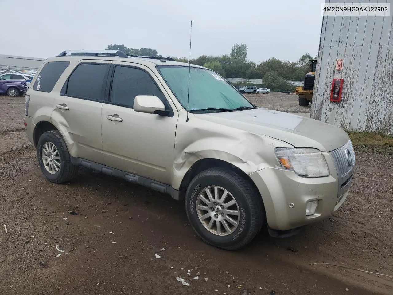 2010 Mercury Mariner Premier VIN: 4M2CN9HG0AKJ27903 Lot: 72414464