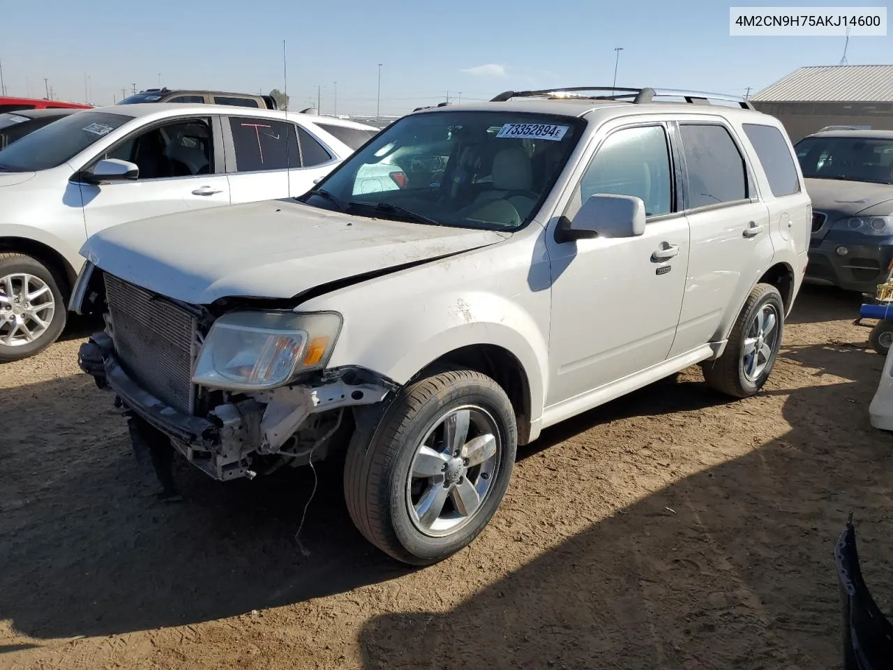 2010 Mercury Mariner Premier VIN: 4M2CN9H75AKJ14600 Lot: 73352894