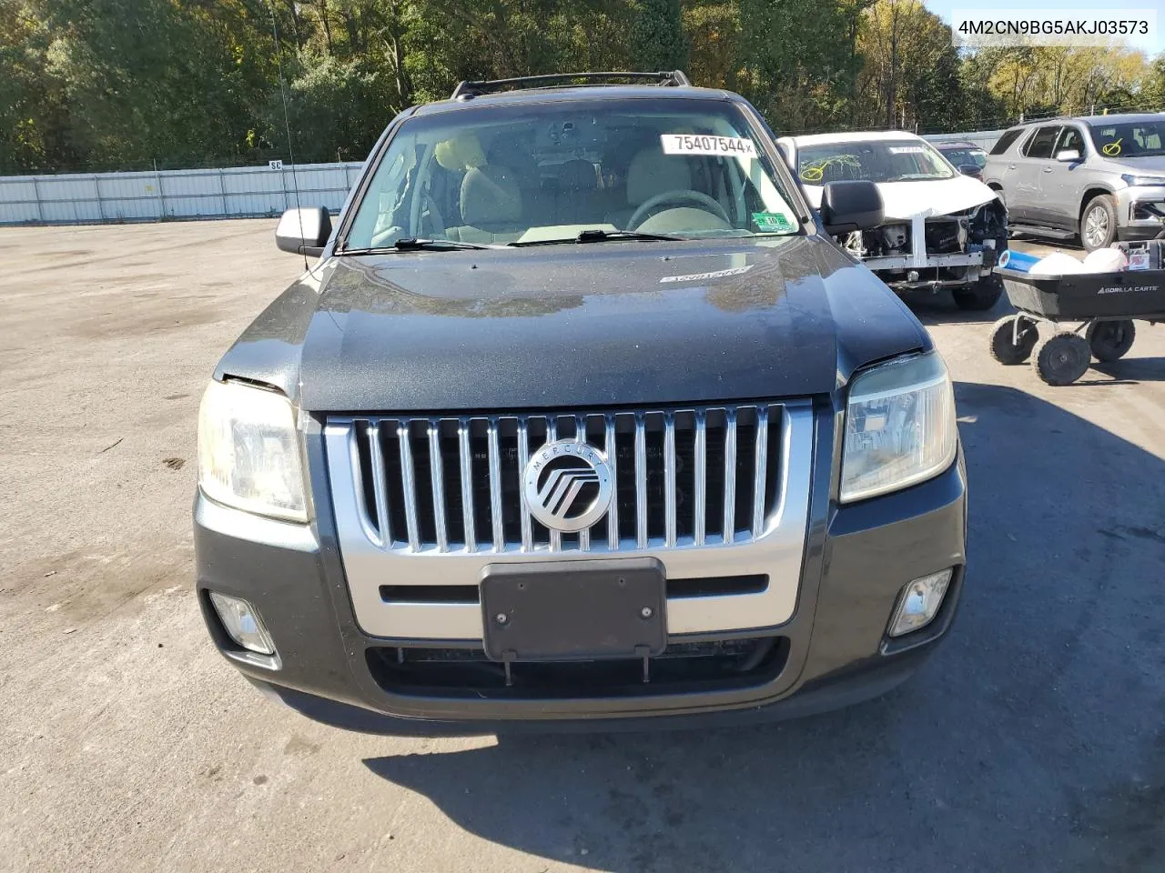 2010 Mercury Mariner VIN: 4M2CN9BG5AKJ03573 Lot: 75407544