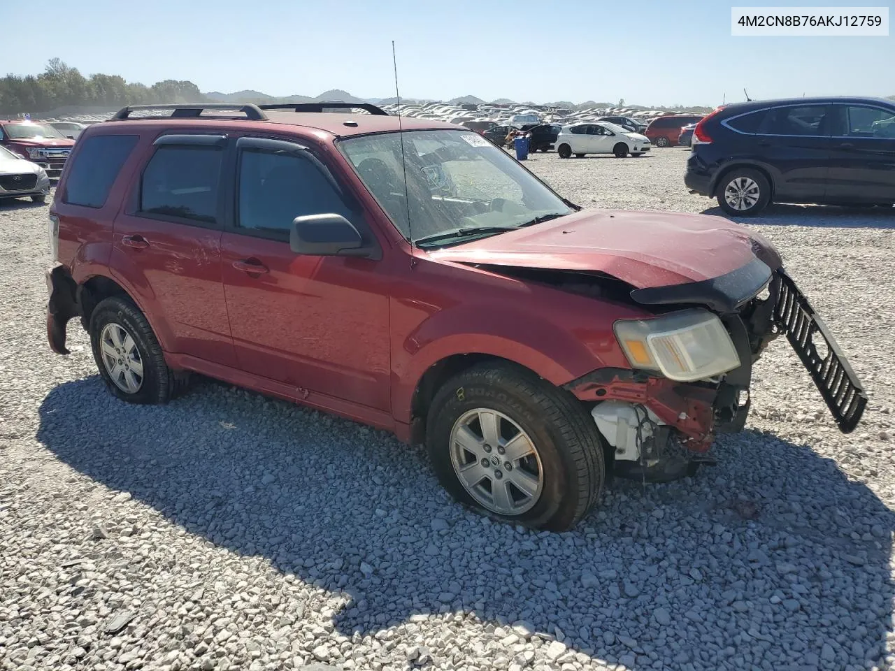 2010 Mercury Mariner VIN: 4M2CN8B76AKJ12759 Lot: 75484694