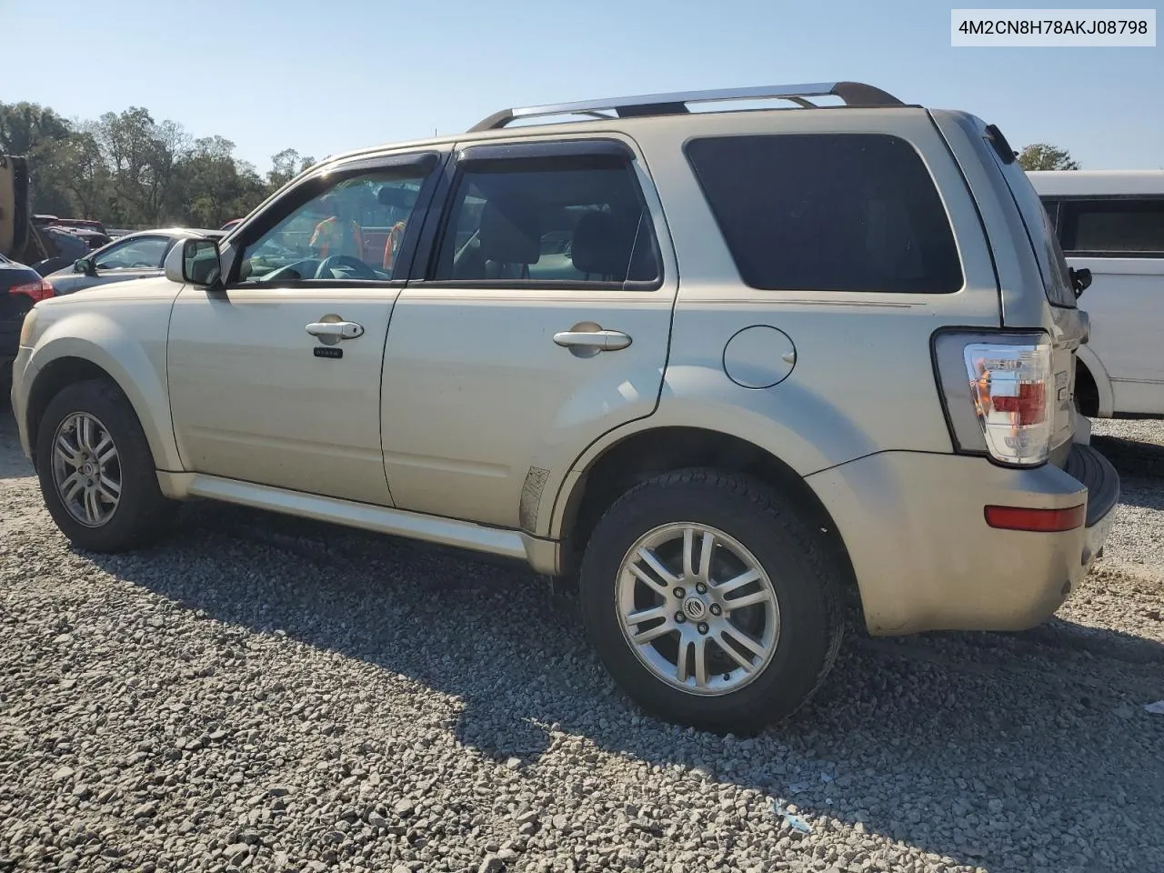 2010 Mercury Mariner Premier VIN: 4M2CN8H78AKJ08798 Lot: 75897504