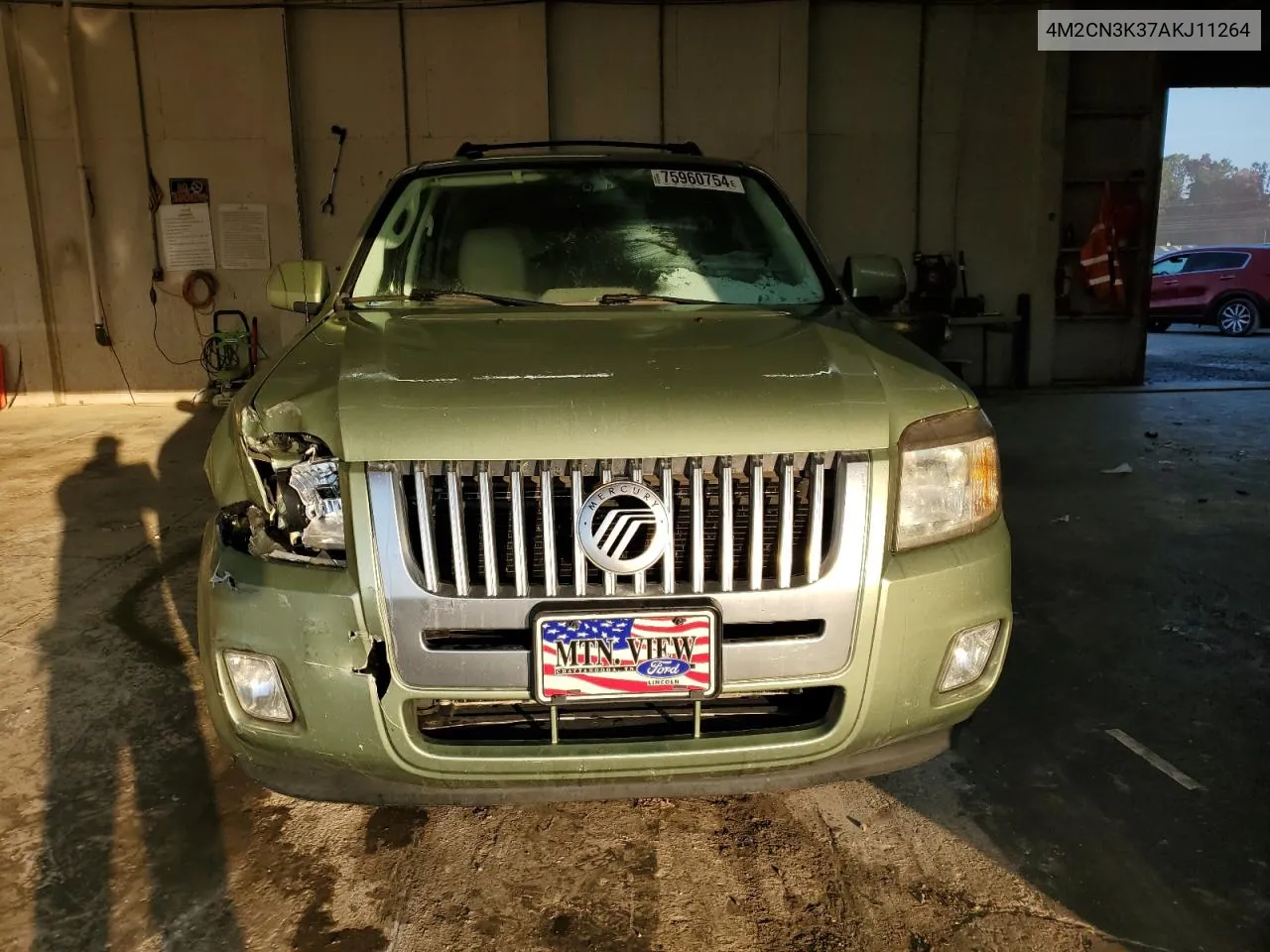 2010 Mercury Mariner Hybrid VIN: 4M2CN3K37AKJ11264 Lot: 75960754