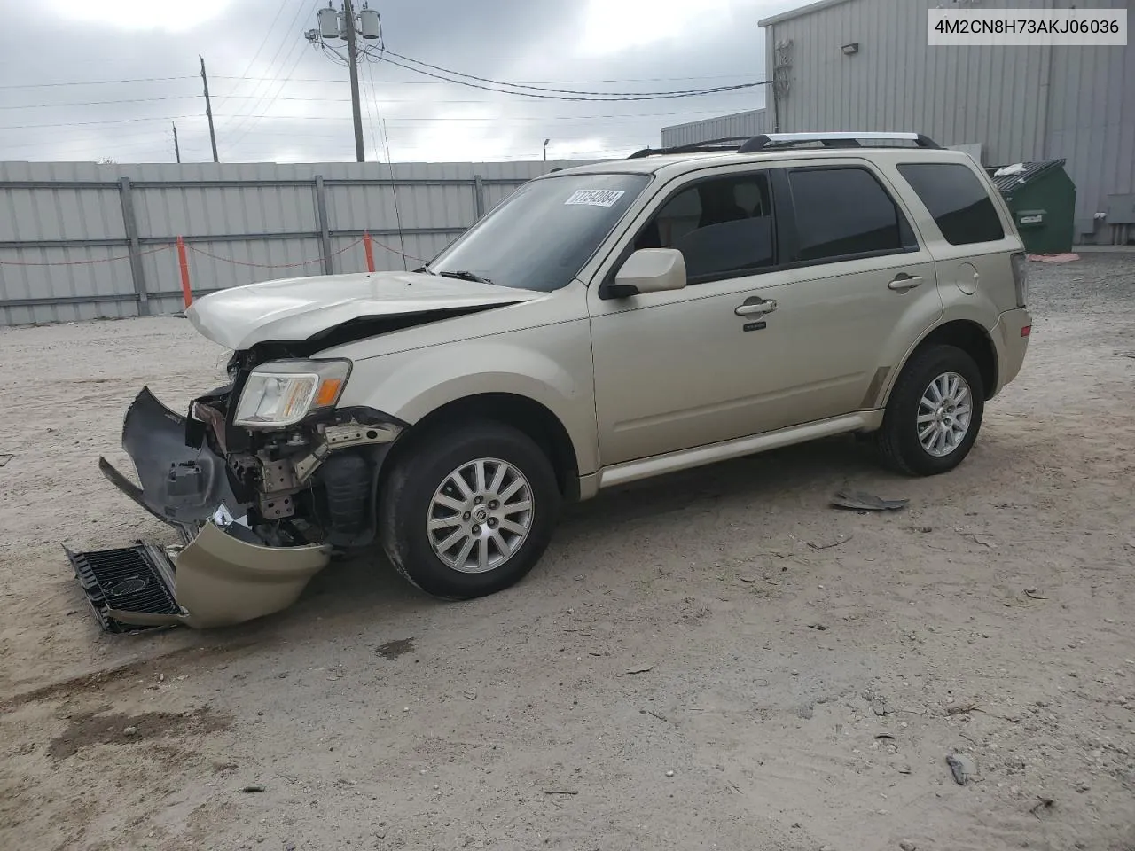 2010 Mercury Mariner Premier VIN: 4M2CN8H73AKJ06036 Lot: 77542084